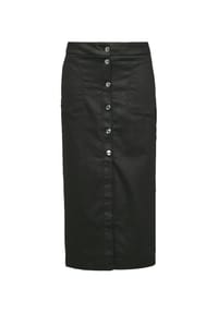 comma, - Bleistiftrock, Ziernähte, für Damen - 9999  GREY/BLACK