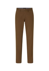 redpoint - Slim-Fit Cotton Dobby Stretch Stoffhose Jasper - camel