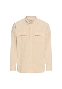 camel active - Langarmhemd mit aufgesetzten Taschen - Dunkelbraun
