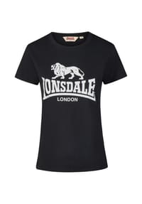 LONSDALE™ - Frauen T-Shirt COMBE - Black/White