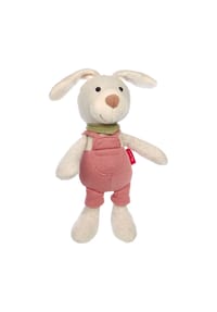 sigikid® - Kuscheltier Latzhosen Hase, rot Sweety Plüschtier ,  für Babys und Kleinkinder - rosa