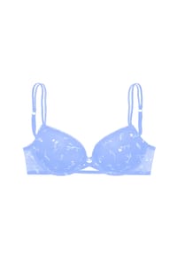 LASCANA - Push-Up-BH Thea, Schleife, für Damen - 18 LIGHTBLUE