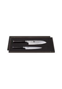 KAI - Shun Classic Messer-Set, 2-tlg., Allzweckmesser, Santoku - silber