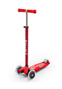 micro - Scooter Maxi Deluxe LED - rot