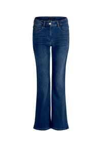 BETTY BARCLAY - Flared Cut-Jeans mit aufgesetzten Taschen - Blau