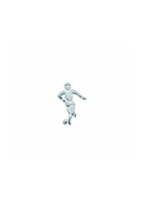 Adelia's - 925 Silber Ohrringe / Ohrstecker Fussballspieler - silber