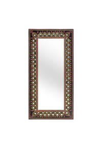 GINER & COLOMER - MDF-Spiegel, MDF-Rückwand, 46 cm, dekorativer Ethno-Stil – 92 x 46 x 2 - 