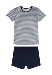 Sanetta - Schlafanzug, 2-Teilig, Rundhals-Ausschnitt, für Kinder - 5962 NORDIC BLU