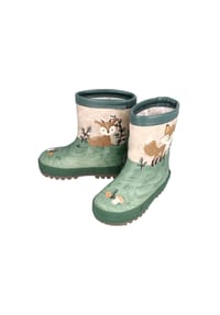 maximo® - Gummistiefel Fuchs, Rehbock Reflekt 3M, Winterfutter - nomad/oliv