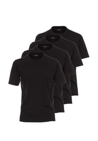 CASAMODA - T-Shirt 4er Pack Basic - Blau