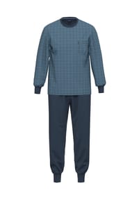 AMMANN - Schlafanzug New Ross, Baumwolle, für Herren - 16 NIGHTBLUE