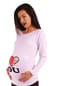 M.M.C. Umstandslangarmshirt I Love You mit Motiv Bild 5
