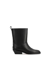 ONE ELEMENT - Minimalistische stiefeletten aus weichem naturleder - Schwarz