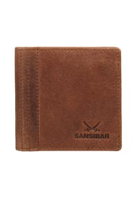 SANSIBAR - Geldbörse Echt Leder - cognac