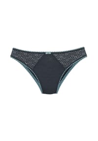 LASCANA - Slip Perfect Basics, Schleife, für Damen - 30821 PETROL-TURMA