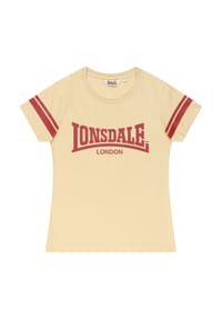 LONSDALE™ - Frauen T-Shirt KILLEGRAY - Beige/Terracotta