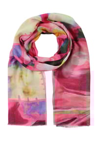 MANGUUN - Schaltuch, Fransen, für Damen - 0 FUCHSIA