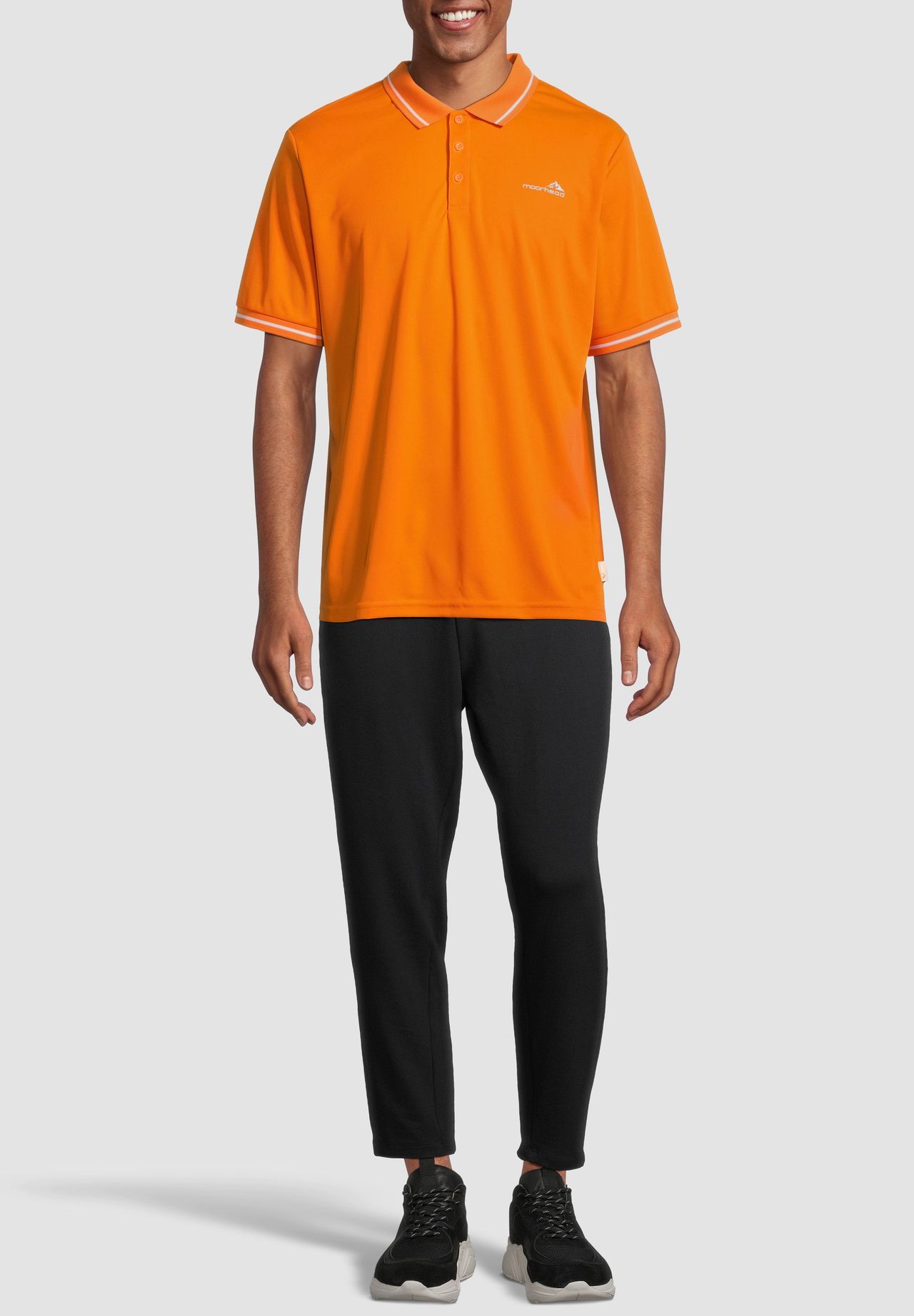 moorhead Poloshirt, Logo-Brustprint, für Herren | GALERIA 