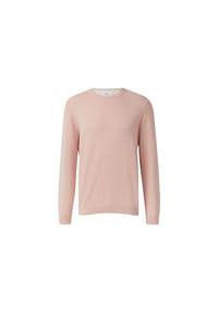 s.Oliver - Strickpullover, Rundhals-Ausschnitt, Logo-Stickerei, für Herren - BLACK/GREY
