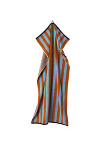 herzbach home - Duschtuch Good Vibes 550g/m², Premium-Qualität, 100% Baumwolle - Blue/Turqoise