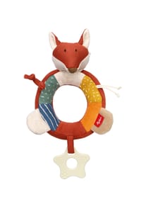 sigikid® - Aktiv-Greifling Fuchs ,  für Babys und Kleinkinder - rot/mehrfarbig