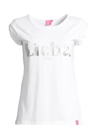 salzhaut - Shirt BIIKE - LIEBE - White