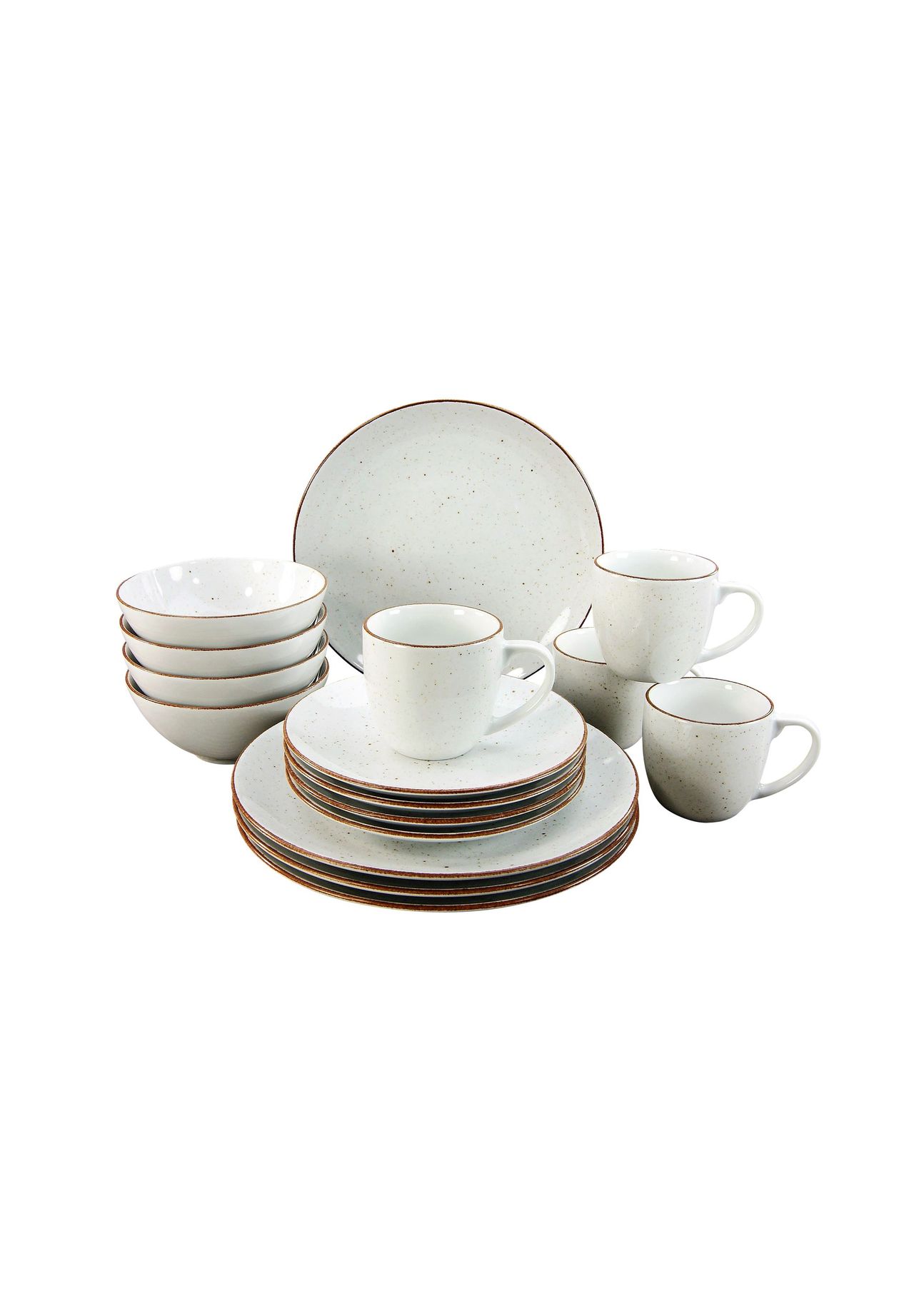 CreaTable Vintage Nature Weiss, Kombiservice 16-tlg Vintage Nature