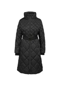 s.Oliver BLACK LABEL - Steppmantel, Stehkragen, für Damen - 9999  GREY/BLACK