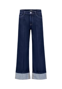 zero - Jeanshose, Biesen, für Damen - 8620 DARK BLUE DE