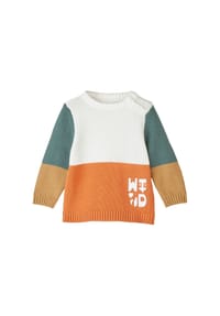 s.Oliver - Pullover, Rippbündchen, für Babys und Kleinkinder - 2706  ORANGE