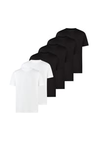 LERROS - T-Shirt 6er Pack Basic - Dunkelblau / schwarz