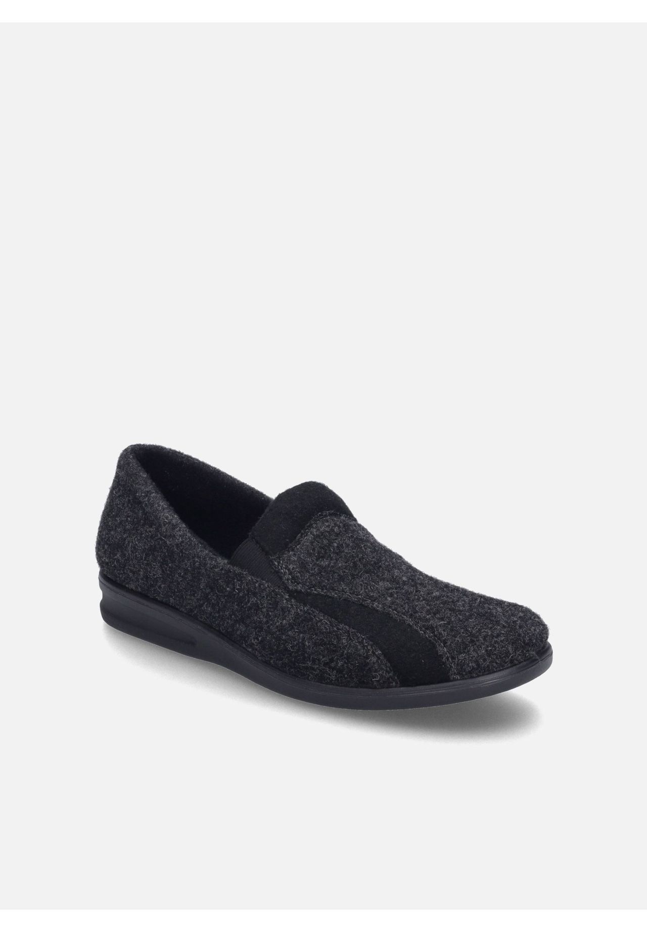 Seibel Slipper "Belfort 108", Rutschfest, Filz, FüR Herren, Grau, 40