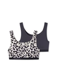 SCHIESSER - Bustier 95/5, 2er-Pack, für Kinder - 921 SORTIERT 10