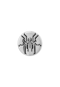 caї - Single Ohrstecker Silber 925 rhodiniert Spinne 925/- Sterling Silber ohne Stein - weiß