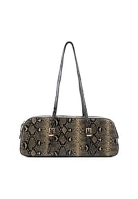SEIDENFELT LILLEBY COLLECTION - Schultertasche "Lilleby" - REPTILE BEIGE
