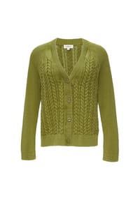 s.Oliver - Strickjacke, V-Ausschnitt, für Damen - 7774  GREEN