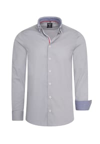 RUSTY NEAL® Langarmhemd mit trendigen Kontras-Details Bild 1