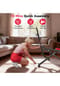 HOME FITNESS CODE Reitermaschine mit Timer, verstellbarer Sitz & Widerstandsbändern für Ganzkörpertraining Bild 9