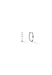CŒUR DE LION - Ohrringe Creole Spikes 12 - Silber