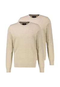 LERROS - Pullover 2er Pack Basic - Schwarz
