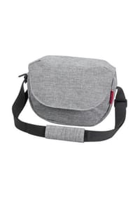 KLICKfix® - Lenkertasche "Funbag" , twist silver - grau