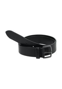 LACOSTE - Leder Gürtel - Schwarz