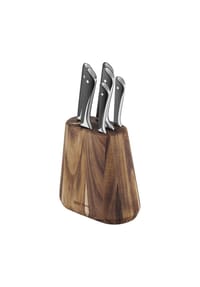 Tefal® Messerblock, 7-teilig - JAMIE OLIVER - EDELSTAHL/BRAUN