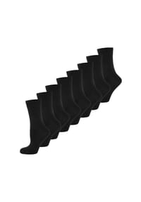 nur die - Basicsocken Classic Komfortbund - schwarz