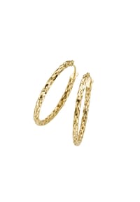 Luigi Merano® - Creolen durchbrochene Optik, Gold 375 - gold