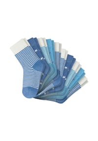 SCHIESSER - Socken 10er Pack Basic - Blau
