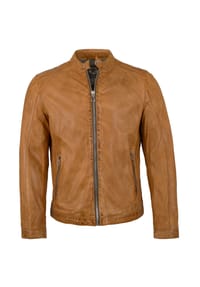 MILESTONE® - Herren Lederjacke Lammnappa camel - camel