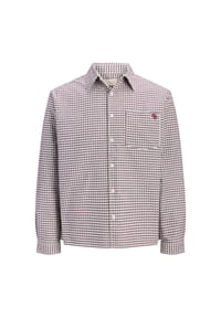 JACK & JONES - Hemd Frederiksberg Langarmhemd - braun