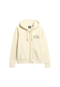 Superdry. - Jacke Kapuzensweatjacke - beige