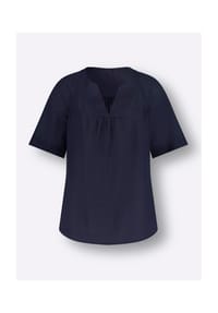 Sieh an! - Baumwoll-Bluse - marine